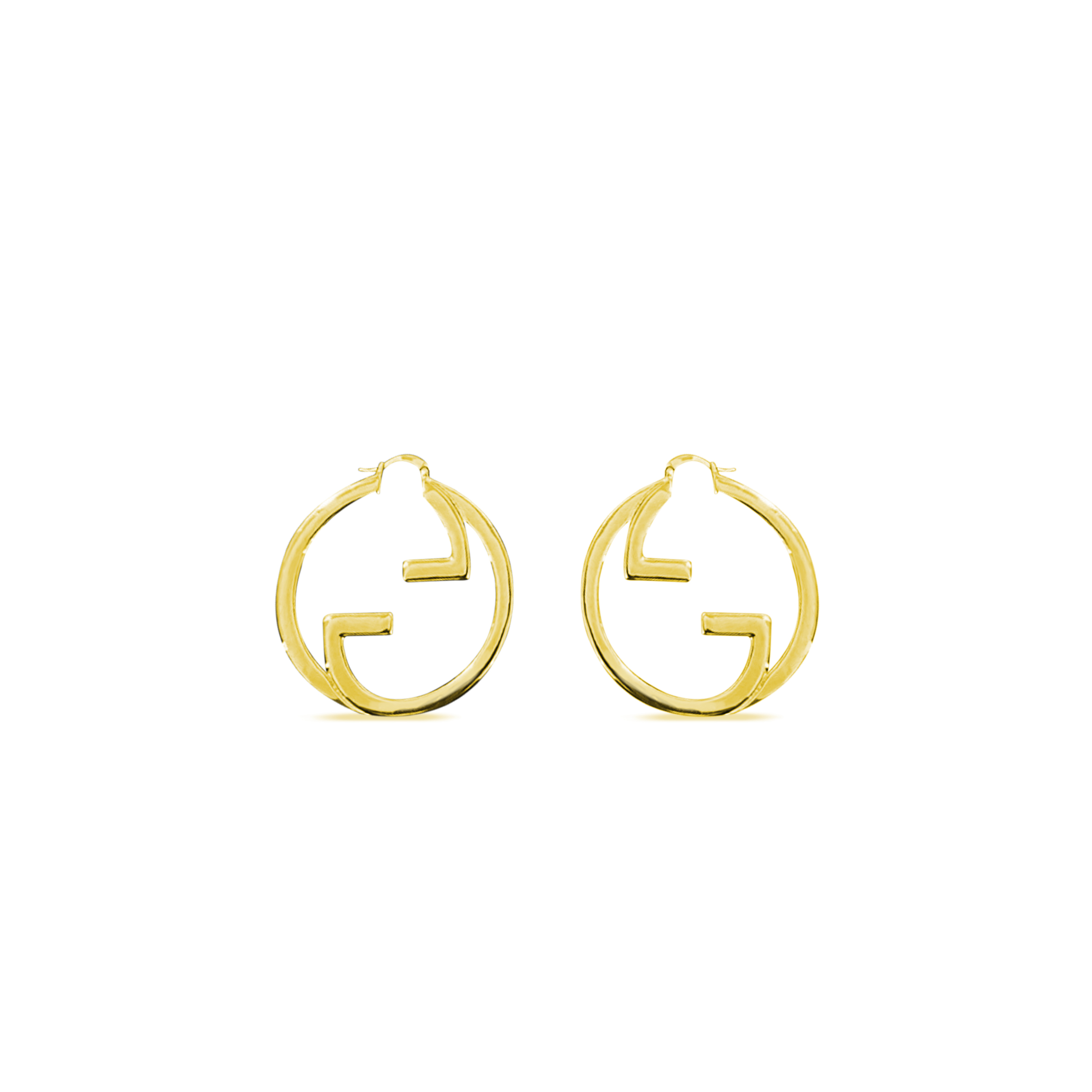 Gvc*1 interlocking g large earrings